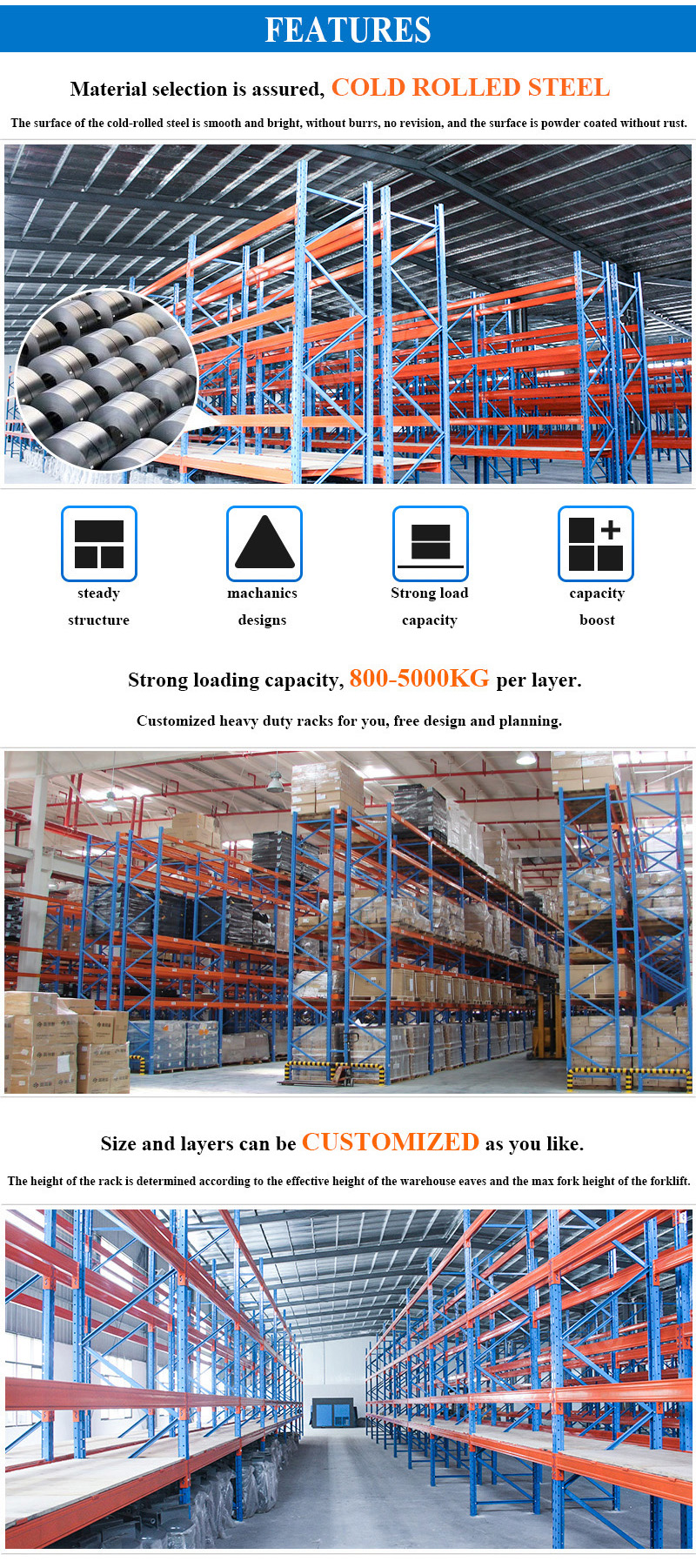Heavy Duty Rack Structure