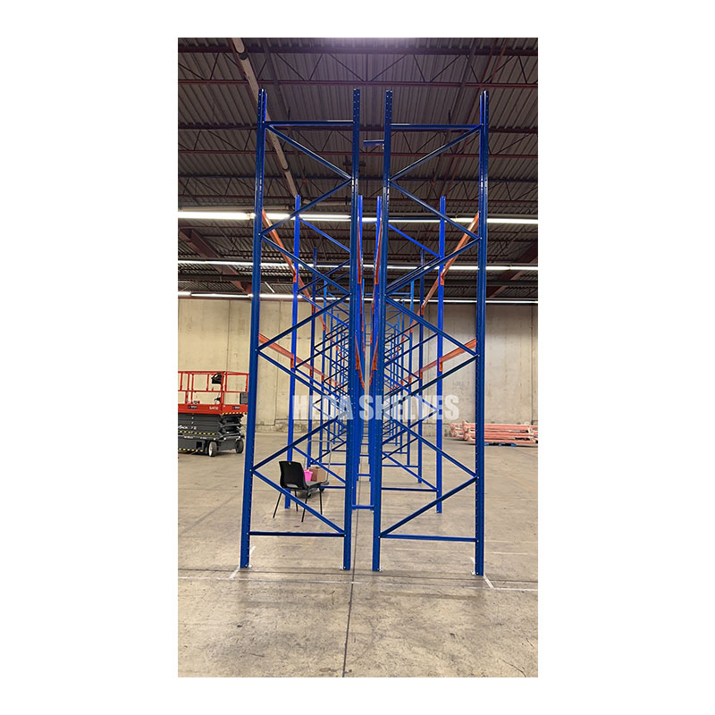 Warehouse Racks for Spare Parts 600kg 4-layer Warehouse Metal Steel Stacking Rack case Flow Warehouse Rack