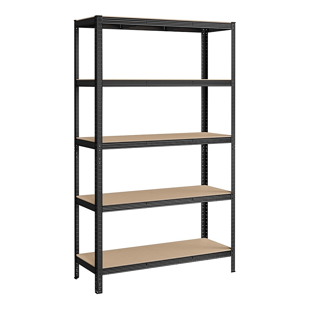 Slotted Angle Racks Rack For Shop Slot Shelf Angle Metal Home Storage Shelf Steel Rack 5 Level Boltless Metal Warehouse Rack
