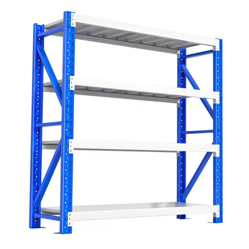 Heavy-Duty Light Duty 5-Layer Drive-In Pallet Rack with Ceiling Mount for Supermarket Durable Steel Grocery Shelves