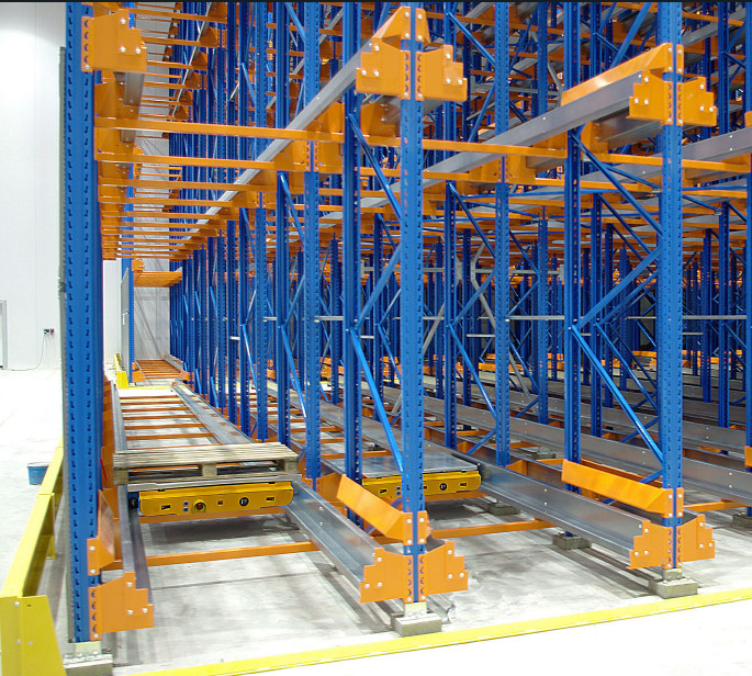 Intelligent Pallet Rack System 4 Way Shuttle Pallet Rack Automated Storage System Shuttle Rack