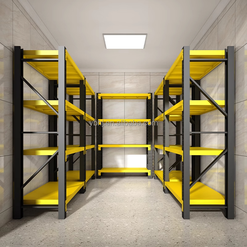 Yunbang Medium Duty Industrial Warehouse Adjustable Metal Stacking Racks Shelves for Clothes Small Parts