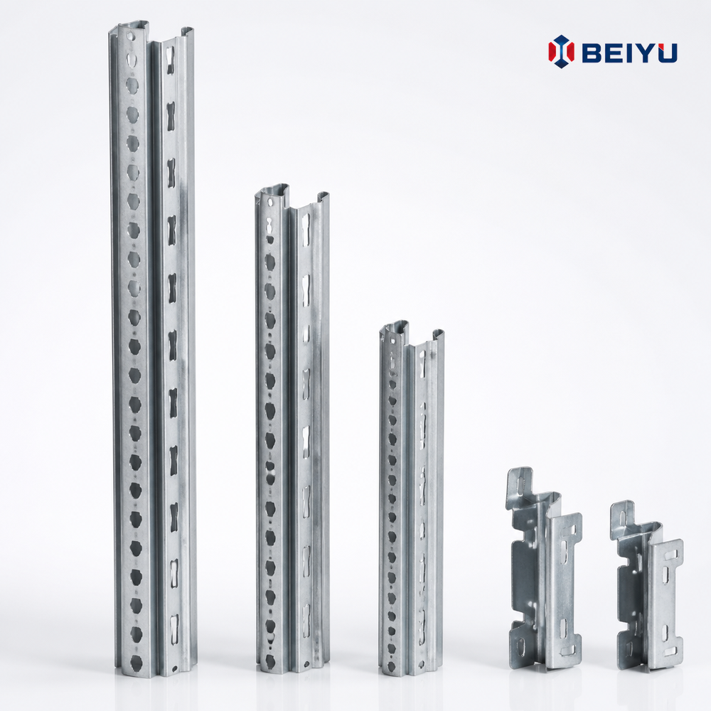 Custom Industrial Storage Rack Upright Profile Roll Forming Metal Rack OEM/ODM Parts