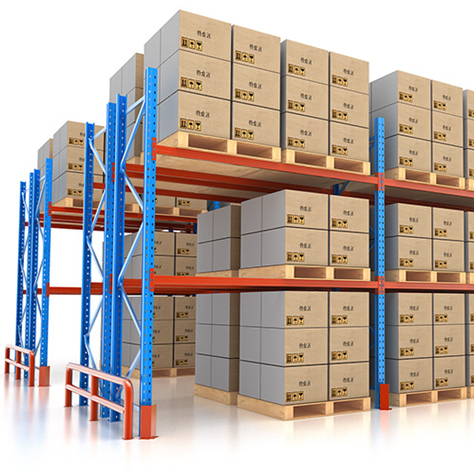 Heavy Duty Steel Single-Depth/Double-depth Selective Pallet Racks CE Certified Corrosion Protection Standard Wide Aisle Full