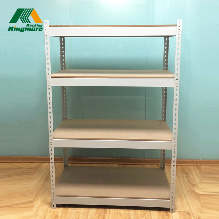 Warehouse Storage Metal Light Duty Slotted Angle Racking Shelf
