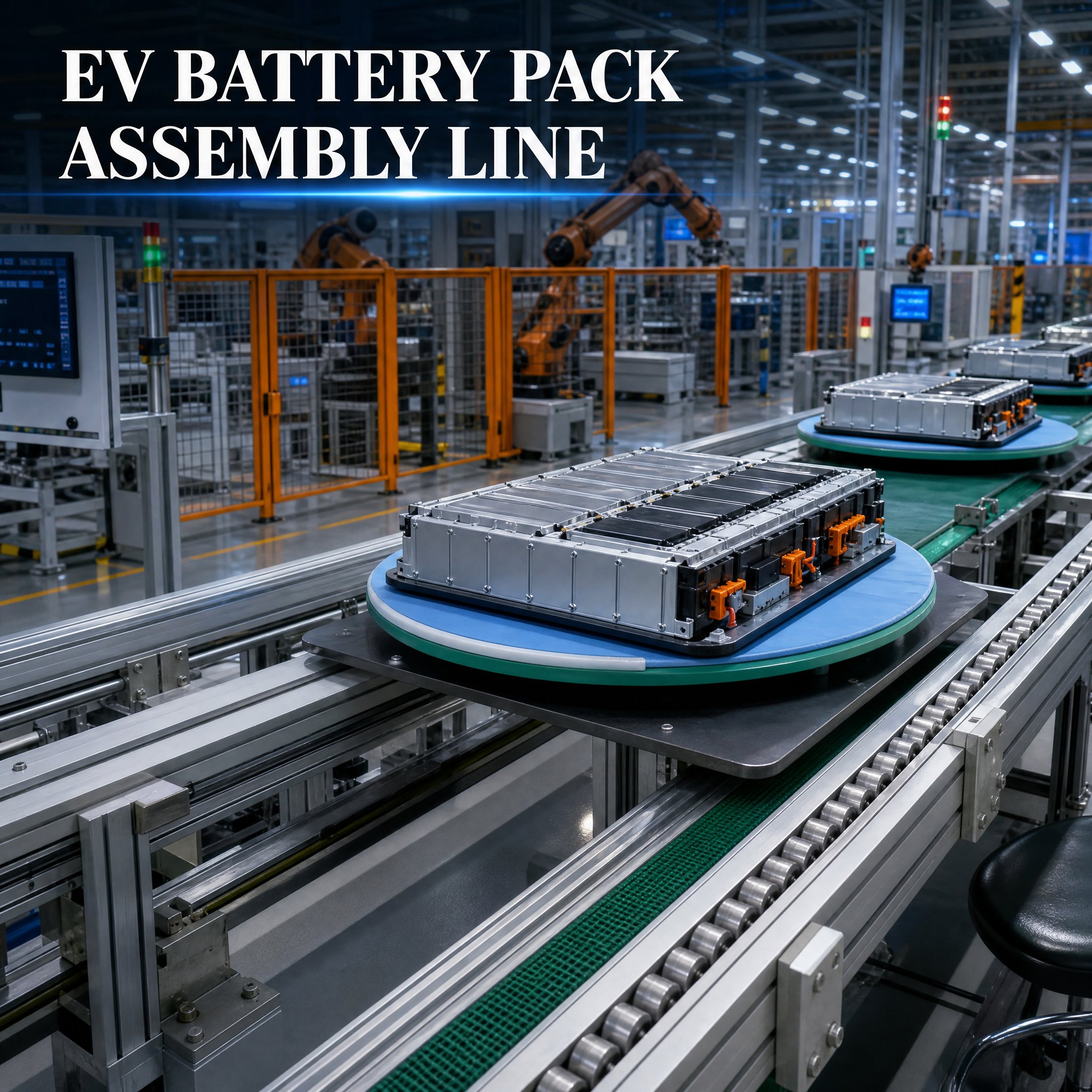 PTS2 Stainless Steel Pallet Conveyor System for Battery Module Production Double Speed Chain Conveyor Automatic Assembly Line