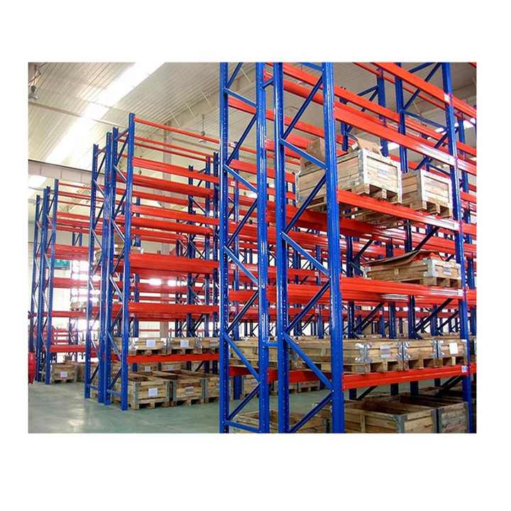 Direct Factory Metal Free Layout Design High-Density Drive-In Pallet Storage Rack for Warehouse Steel Narrow Lane Rack High Iron