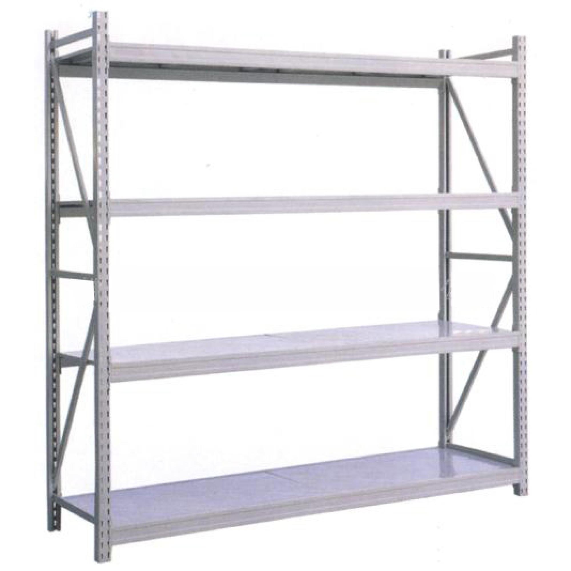 Light Duty Boltless Steel Storage Shelving Unit, Anti-Corrosion Adjustable Industrial Metal Rack for Warehouse Tool Storage