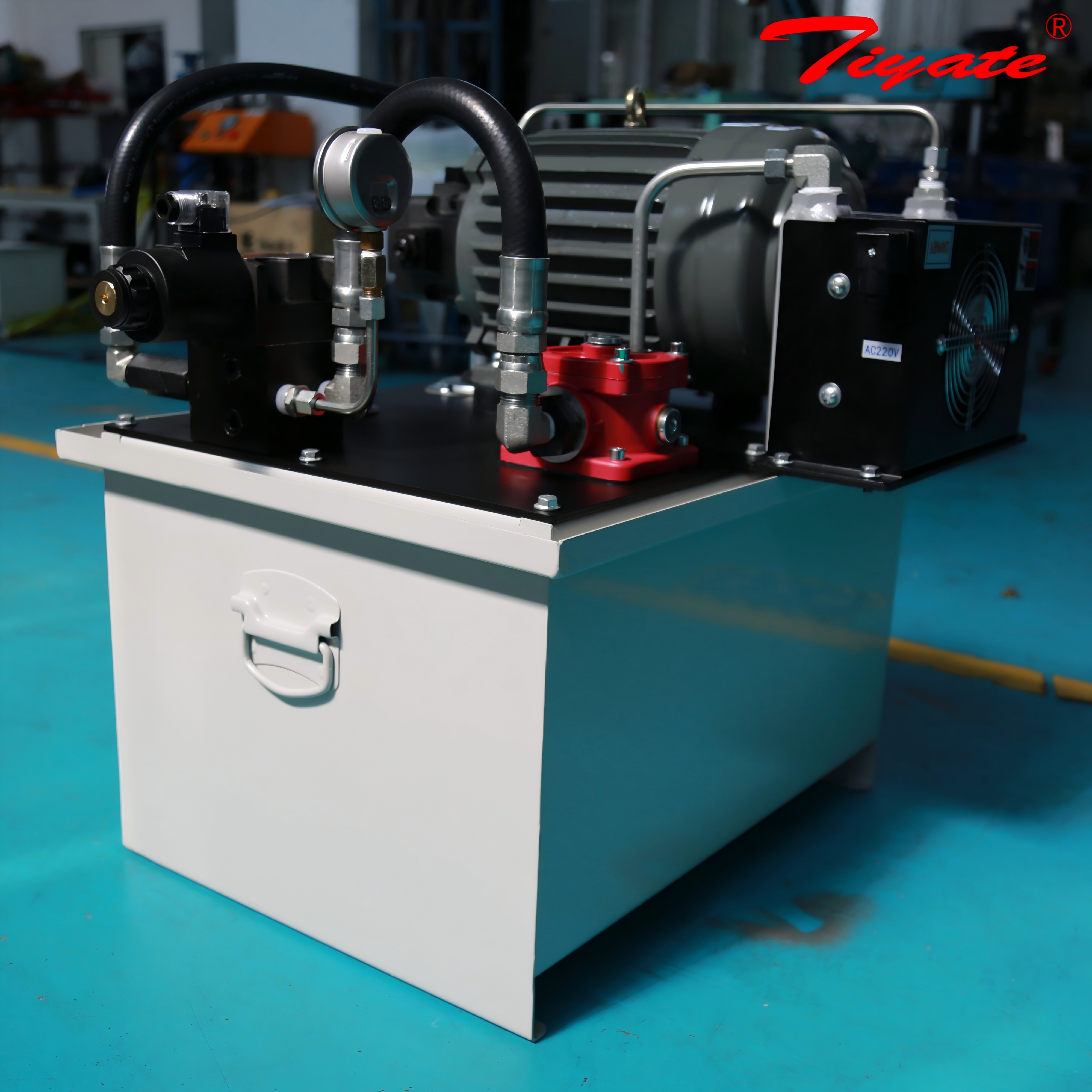 New Miniature Industrial Variable Pump Hydraulic Station Air Cooled Heat Dissipation Device Rice Mill Hydraulic Power Unit Steel