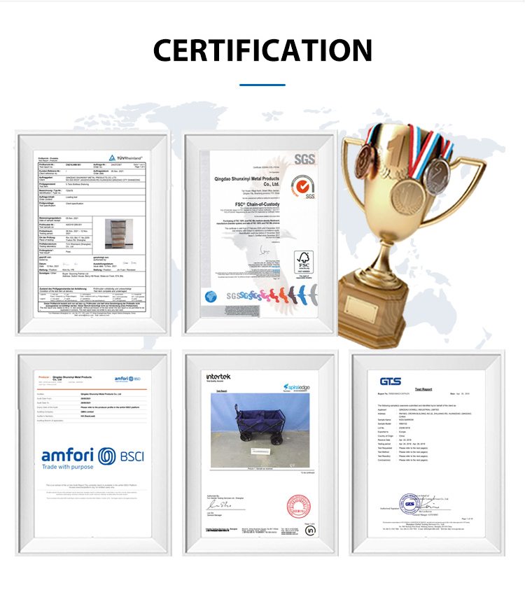 Company Certifications CE GS ISO9001
