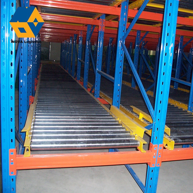 NOVA Warehouse Storage Steel Gravity Flow Rack, Heavy Duty Gravity Pallet Racking/