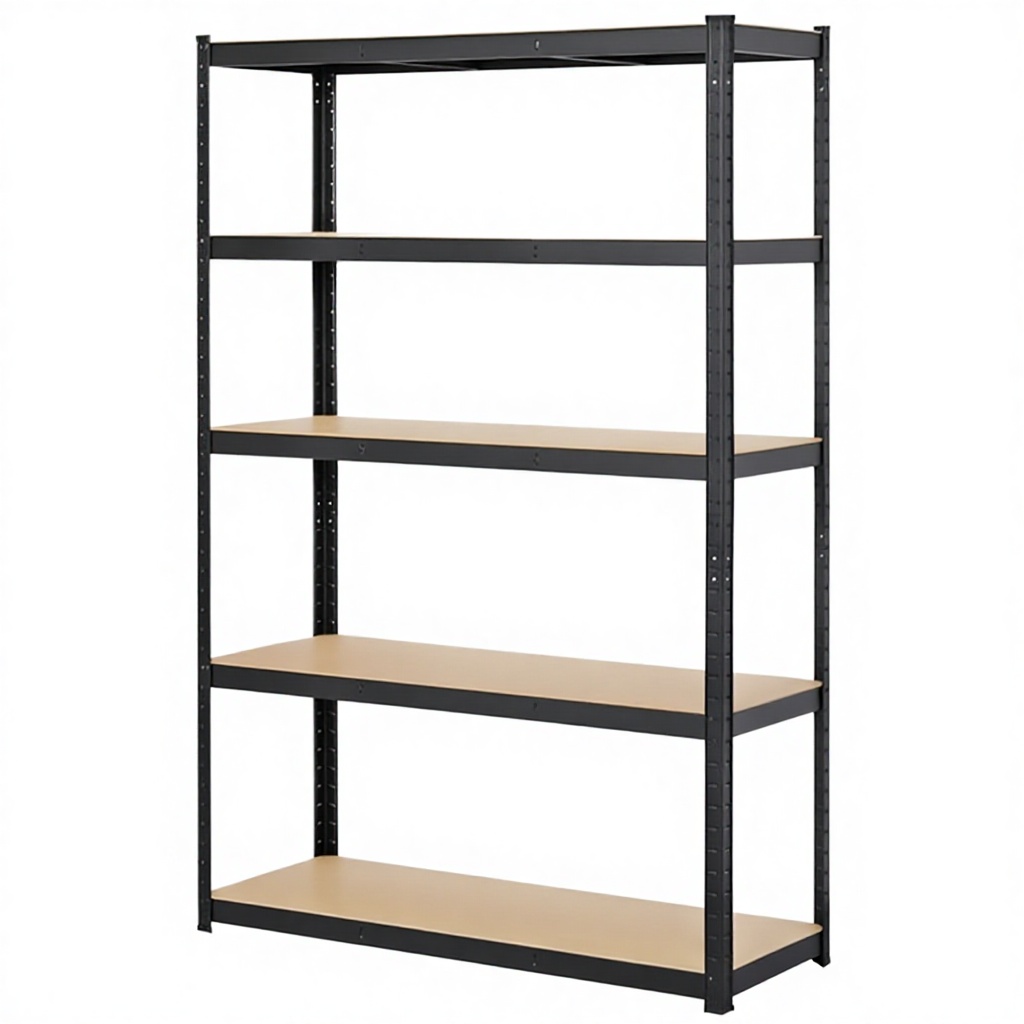 Factory Price Mdf Rack Steel Storage Shelf Racks Heavy Duty Warehouse Shelves Boltless Rivet Rack Easy Assemble