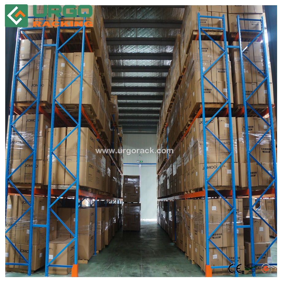 Heavy Duty Selective Pallet Rack Steel Beam Shelving Adjustable Stackable Storage System Galvanized Powder Coated