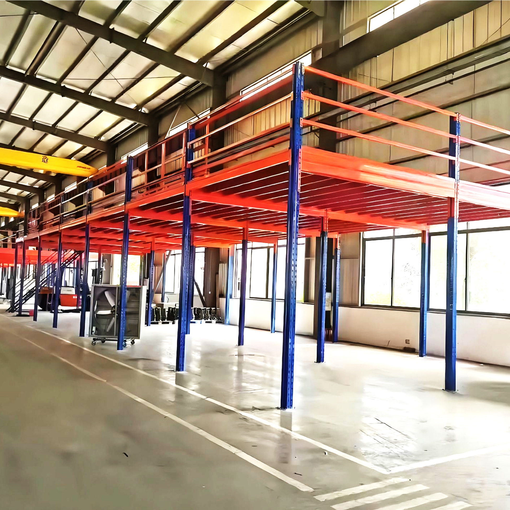Customized High Density Storage Mezzanine Steel Wholesale Mezzanine Floor Platform Metal Mezzanine