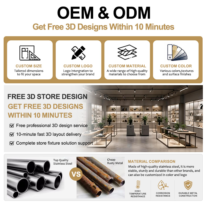 Supermarket Wooden Retail Shelving Display Shop Shelves Cosmetic Grocery Display Convenience Store Rack Shelves for Retail Store