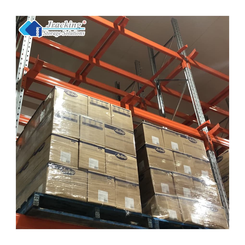 Jracking Compact Industrial Warehouse Rack Heavy Duty Steel Pallet Racking System for Cold Storage CE Certified