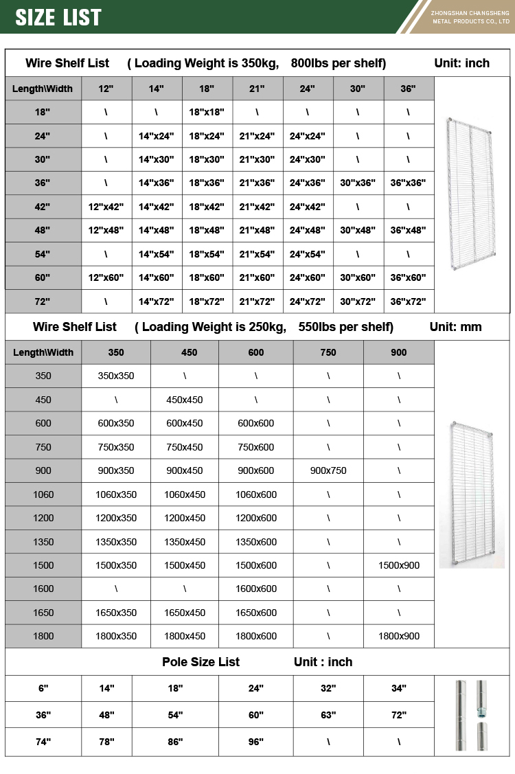 4 Layer Rack Dimensions Specifications