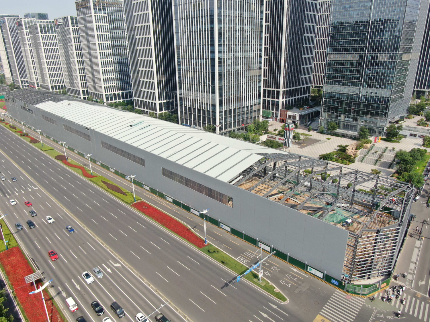 Large Span Warehouse Building Clear Height Storage Facility Pallet Racking System Logistics Space Optimization Design