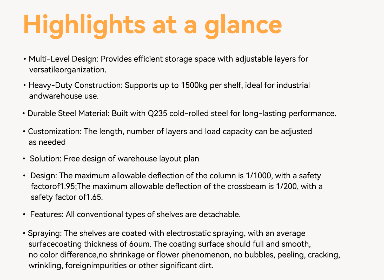 Product showcase overview