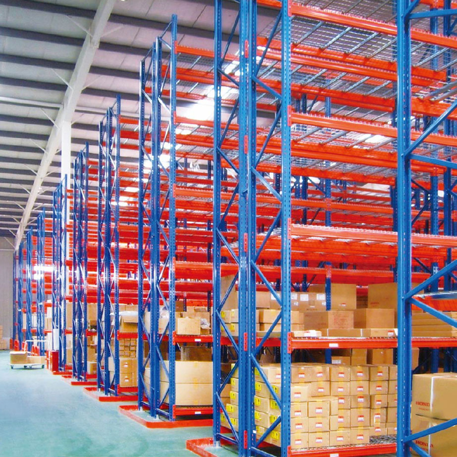 Heavy Load Cold Rolled Steel Powder Coated Narrow Aisle Racking Adjustable Structure for Warehouse Optimization