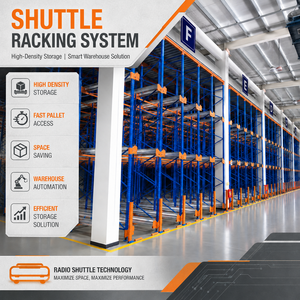 Factory Supply Radio Shuttle Rack Heavy Duty Pallet Shuttle Racking System