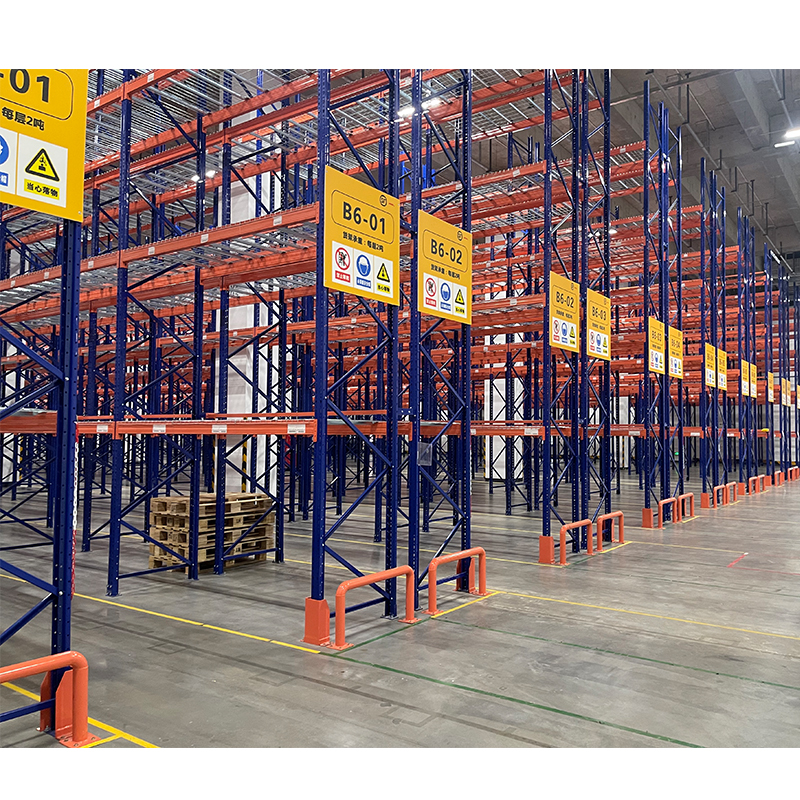 Industrial Heavy Duty Metal Shelving Single Deep Pallet Rack Selective Storage Warehouse Racking