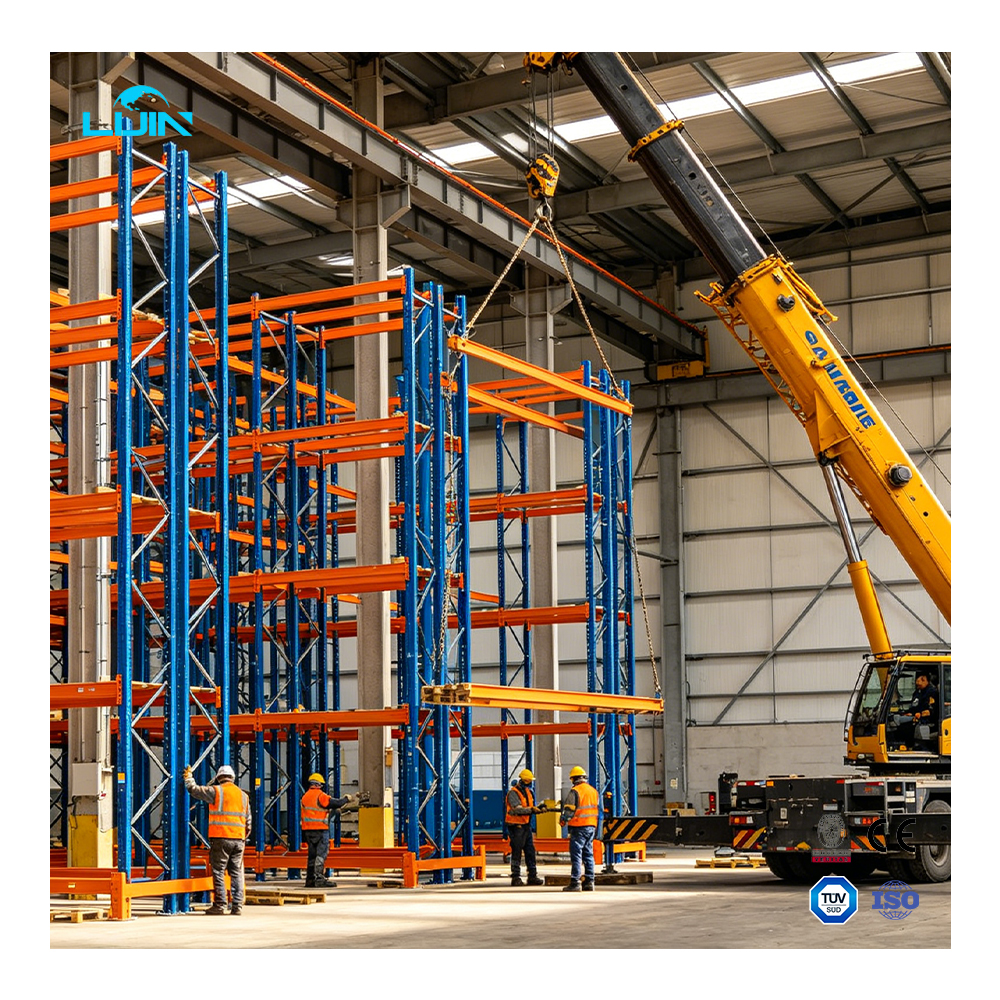 High Strength Structural Rack Heavy Duty Warehouse Racking System For Industrial Use