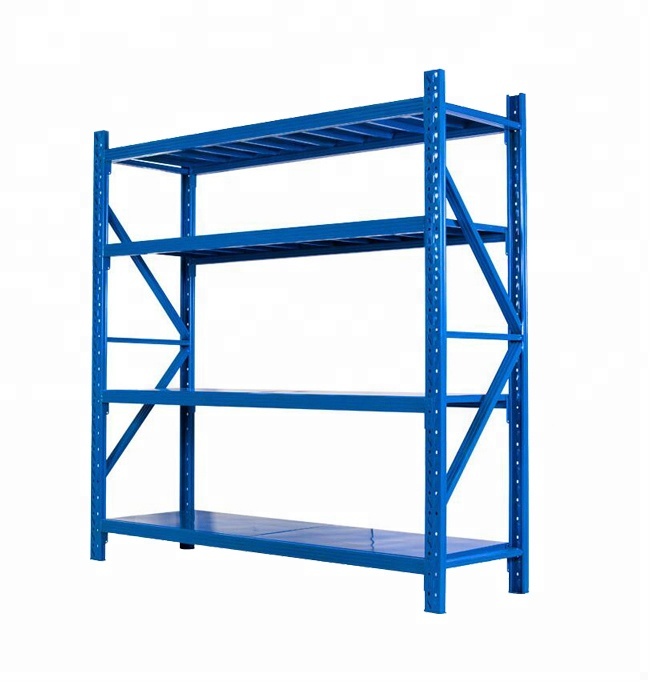 Supermarket Warehouse Light-Duty 4 Tier Steel Storage Rack 5 Boltless CE Certified Corrosion Protection Pallet Rack Low Price