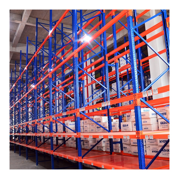 Adjustable Industrial Warehouse Storage Shelf System Heavy Duty Selective Steel Pallet Rack