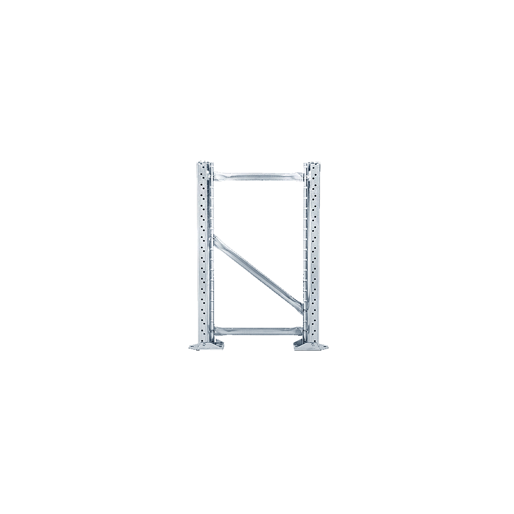 METALSISTEM Superbuild Heavy Duty High Strength Industrial Steel Pallet Rack Shelving System Multi-Level Design Galvanized