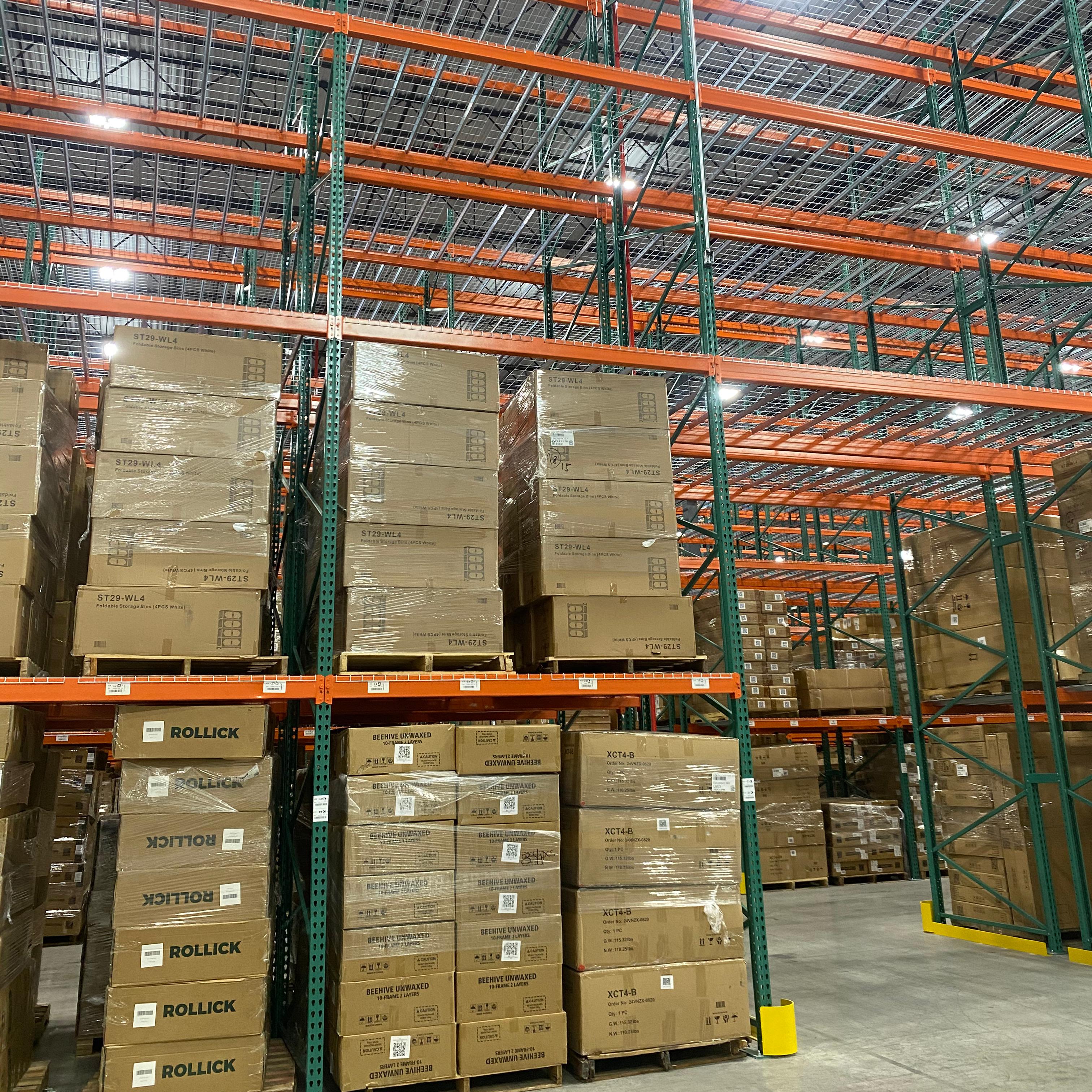 Jracking US Inventory Warehouse Stacking Shelves Racks Heavy Duty Teardrop Pallet Racking System for Logistics Hub