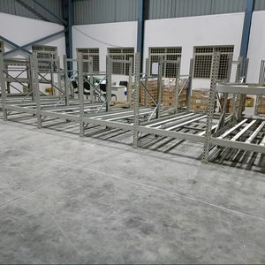 Heavy Duty Steel Powder Coated FIFO Rack Pallet Flow Racking System Gravity Flow High Load Capacity Modular Expandable Storage