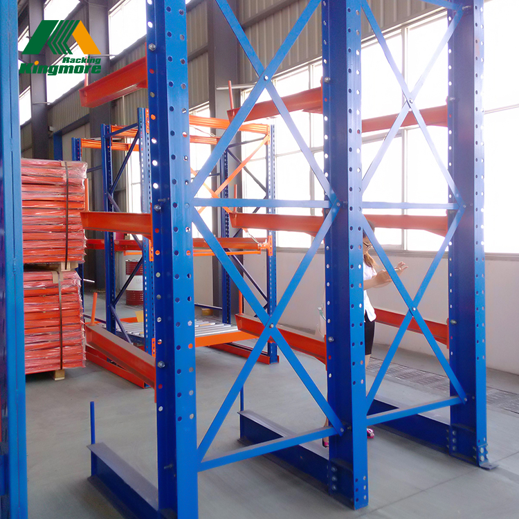 H-Beam Heavy Duty Cantilever Racks Steel Structural Shelf Industrial Warehouse Racking for Storaging Wooden Boards, Pipes