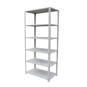 Adjustable Painted Powder Coated Storage Bolted Metal Shelf Steel Slotted Angle Shelving Rack Plate Board Holders