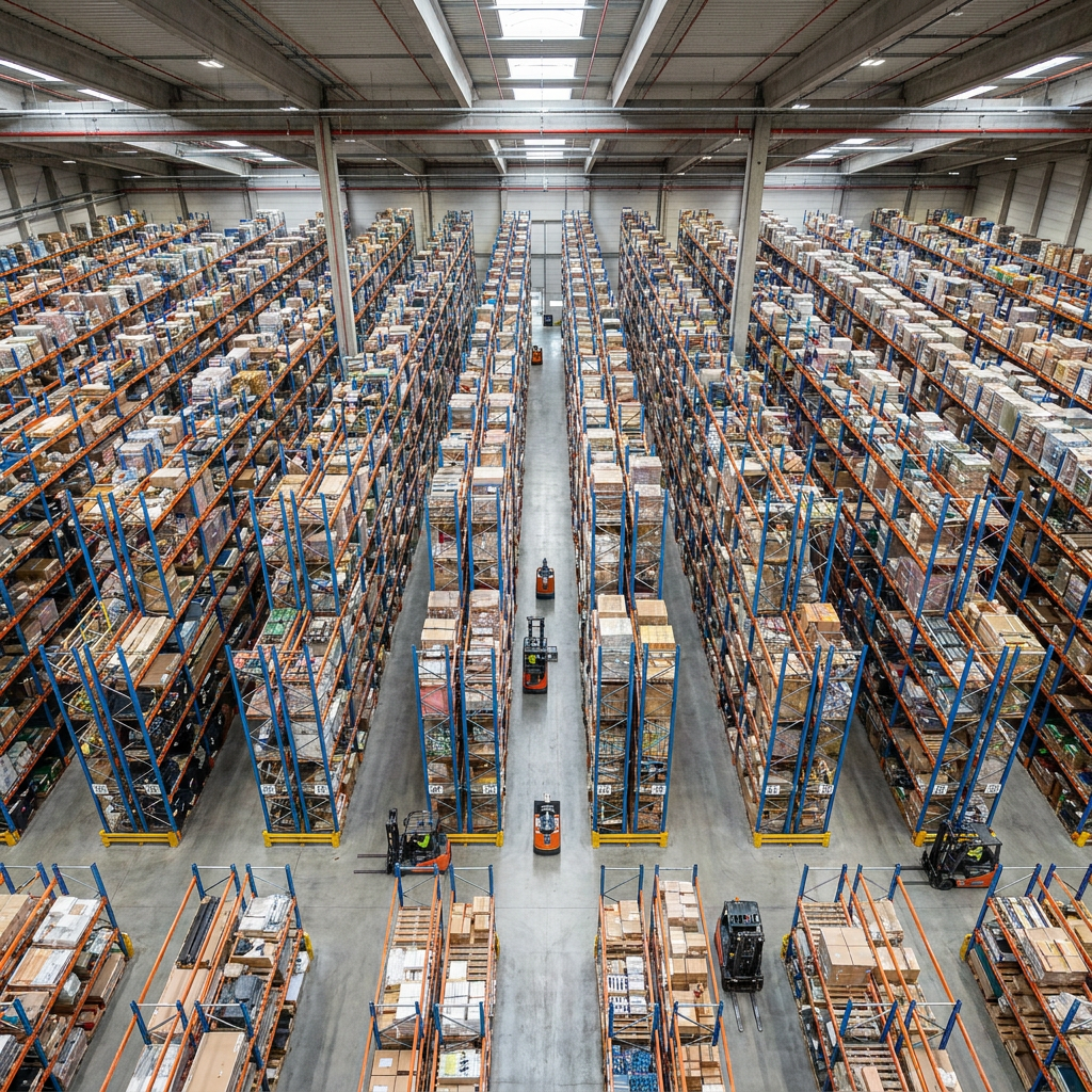 Heavy Duty Steel Pallet Rack System For Warehouse, Distribution Center And Logistics Storage