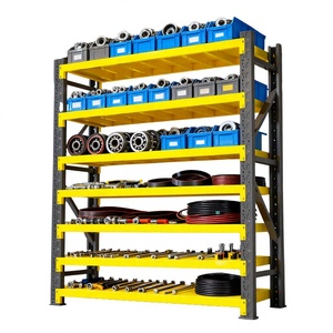 Low Price Durable 7-layer Anti Rust Heavy Duty Adjustable Metal Shelf And Racks Warehouse Storage Rack Shelf Longspan Shelf