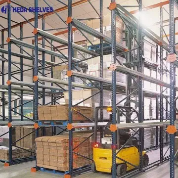 Drive-in racking for high-density paper storage