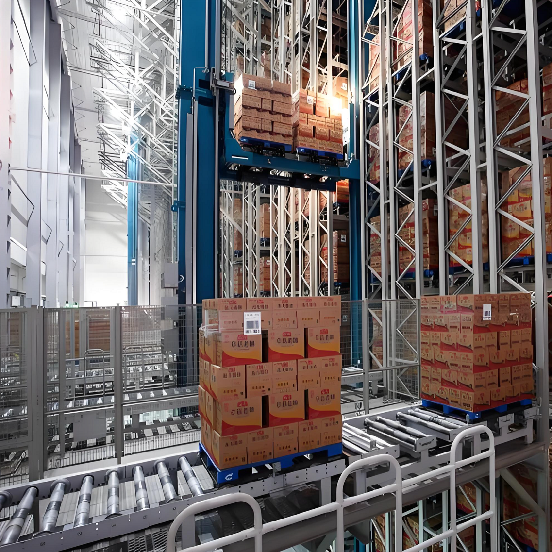 Automatic Double Deep Pallet Assembly and Racking Line for High-Capacity Warehouses