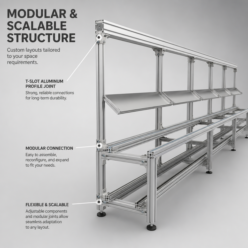 PTS2 Stainless Steel Pallet Conveyor System for Battery Module Production Double Speed Chain Conveyor Automatic Assembly Line