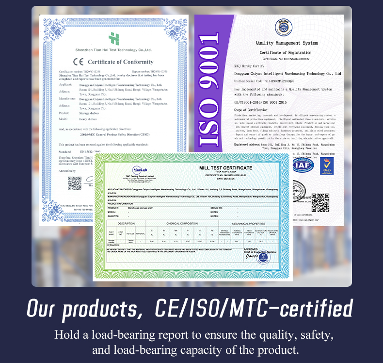 CE ISO MTC Certifications