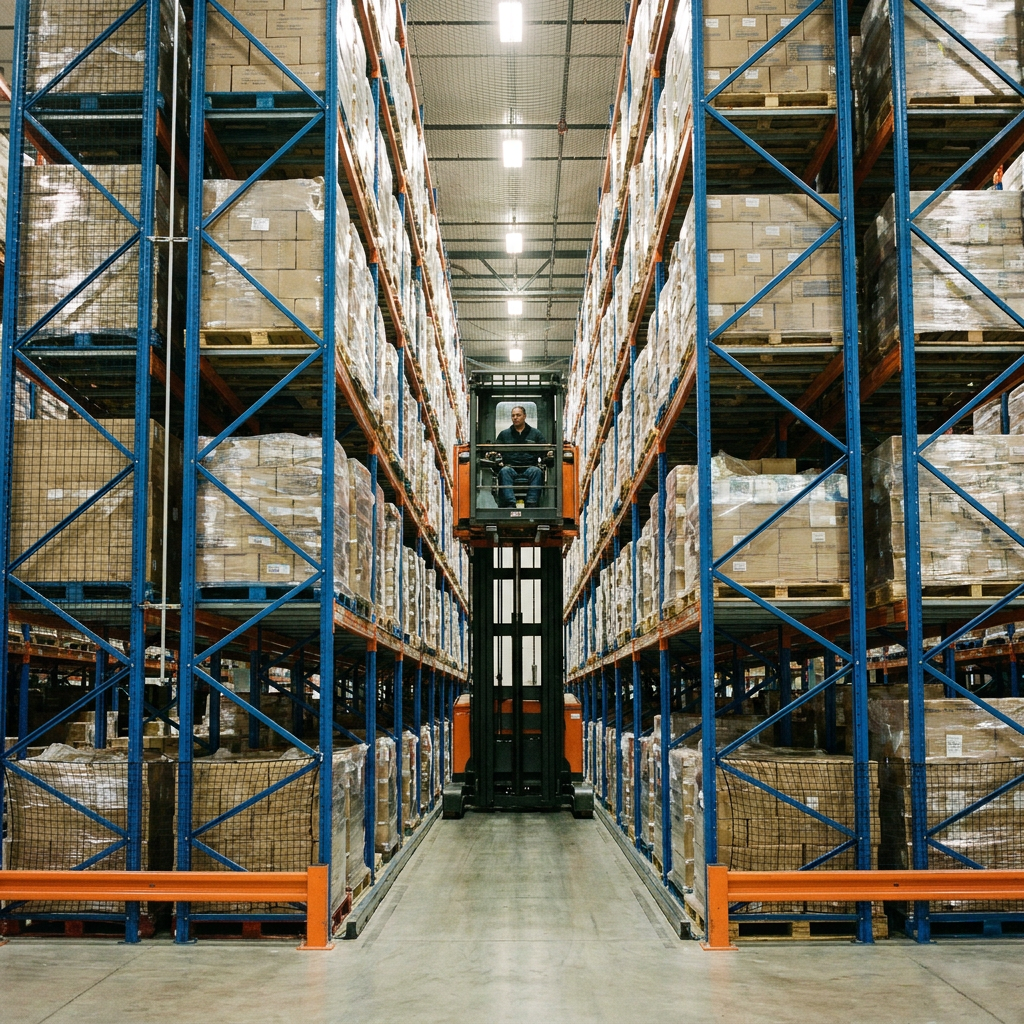 High Density Pallet Storage Rack System Heavy Duty Warehouse Racking Equipment
