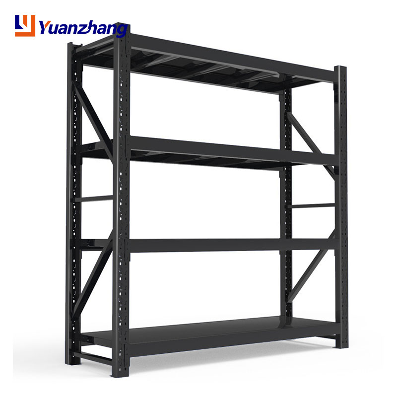 Warehouse Wide Span Duty Rackingindustrial Steel Storage Rack Coated Warehouse Metal Shelves