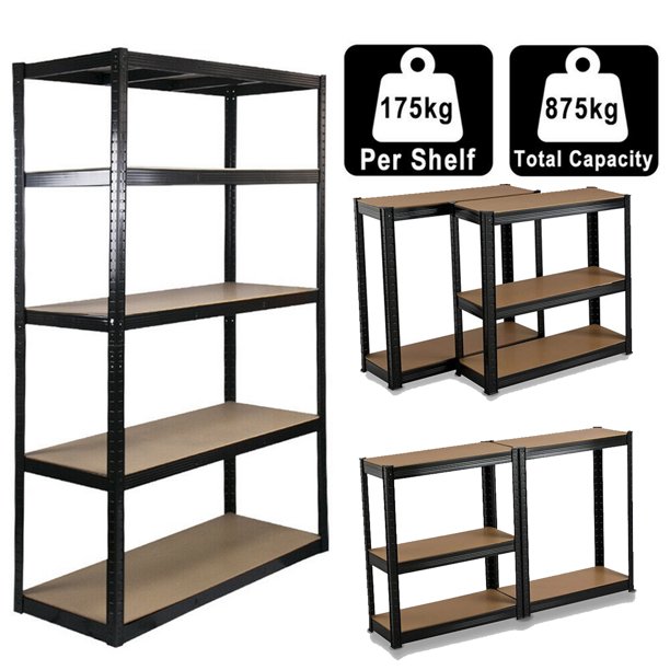 5 Tier Boltless Shelving Heavy Duty Rack Workshop Storage Rack Metal Shelves Garage Shelving Unit Opbergrek