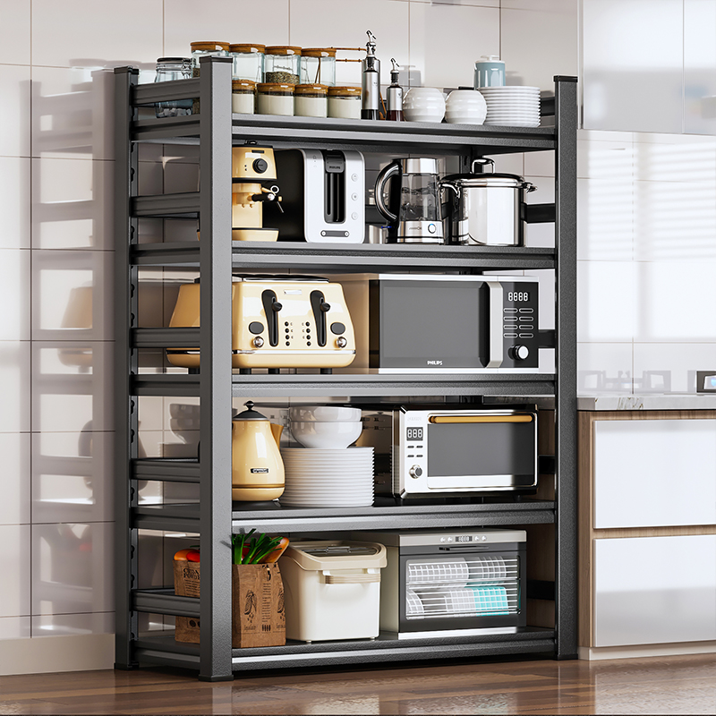 Standardized 5 Layer Steel Corrosion Protection Warehouse Shelving Unit 100kg Loading Boltless Powder Coated Storage System