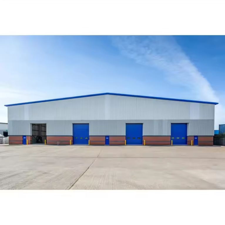 1000 Square Meter Prefabricated Ready Made Steel Structure Warehouse Building For Food Factory