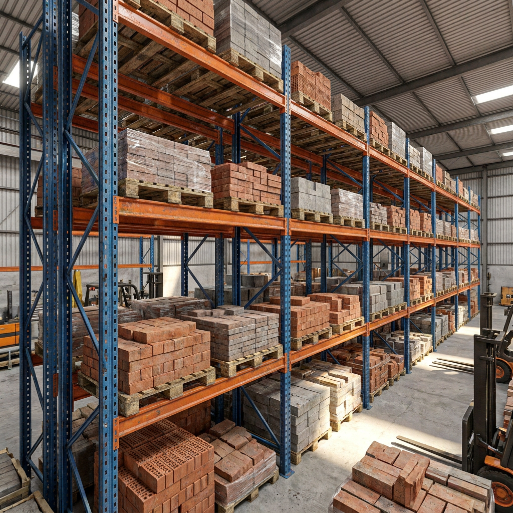 Narrow Aisle Pallet Racking System Heavy Duty Warehouse Storage Equipment