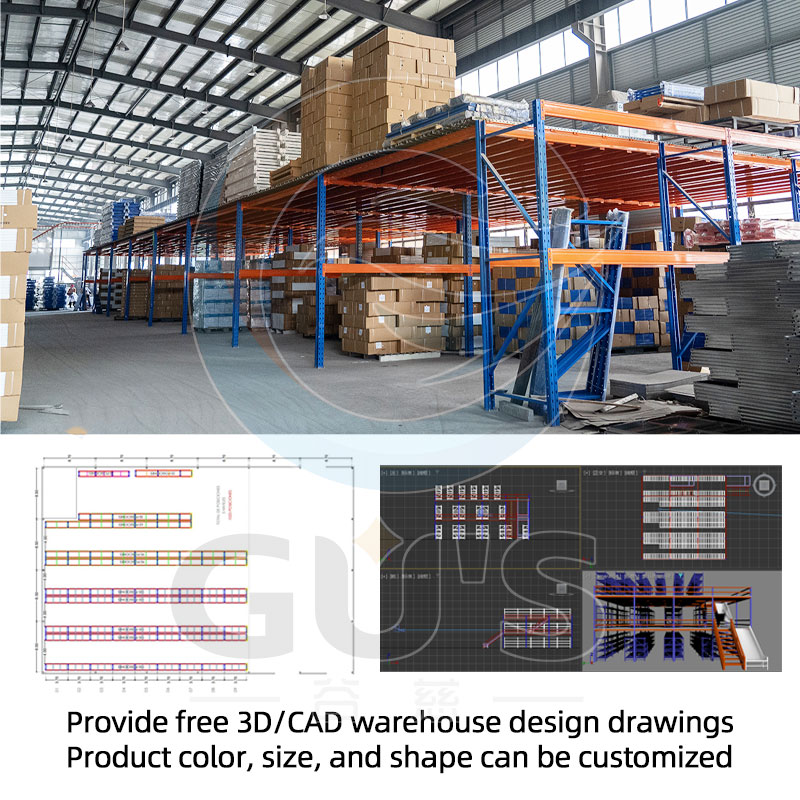 Auto Shuttle Pallet Racking System Heavy Duty Adjustable Steel Shelving for High-Density Warehouse Storage