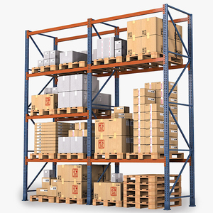 Custom Metal Steel Heavy Duty Vertical Warehouse Storage Pallet Rack System/double Deep Pallet Rack