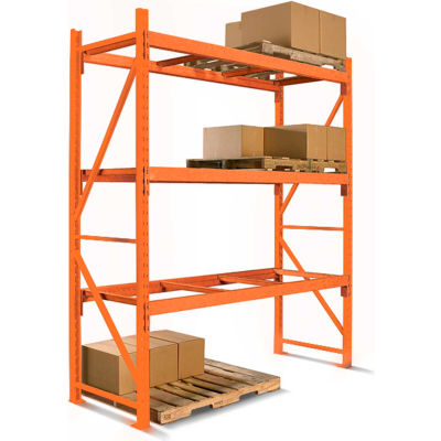 Heavy Duty Selective Pallet Rack Steel Beam Shelving Adjustable Stackable Storage System Galvanized Powder Coated