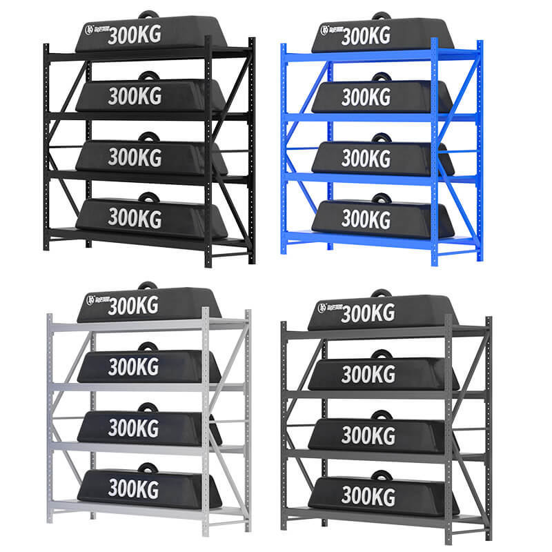 RD-33# Q235 Steel Multilayer Storage Rack Medium Duty Tier Adjustable Powder Coated Multi-Level Rack For Heavy Weight Cargo